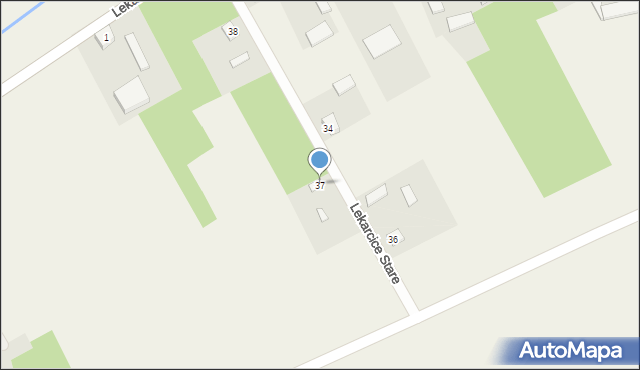 Lekarcice Stare, Lekarcice Stare, 37, mapa Lekarcice Stare
