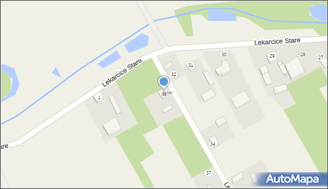 Lekarcice Stare, Lekarcice Stare, 38, mapa Lekarcice Stare