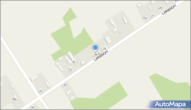 Lekaszyn, Lekaszyn, 29, mapa Lekaszyn