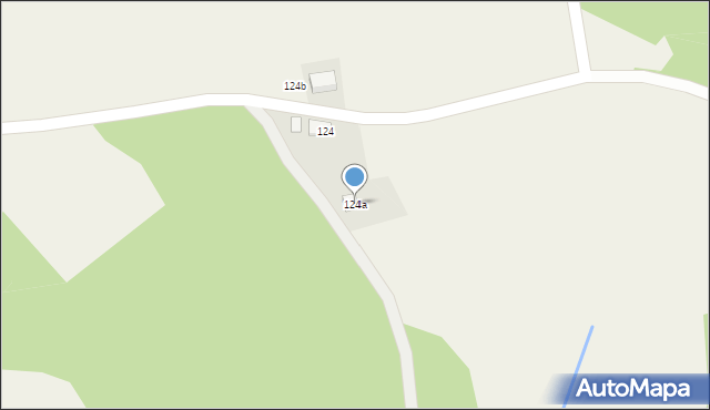 Łękawka, Łękawka, 124a, mapa Łękawka