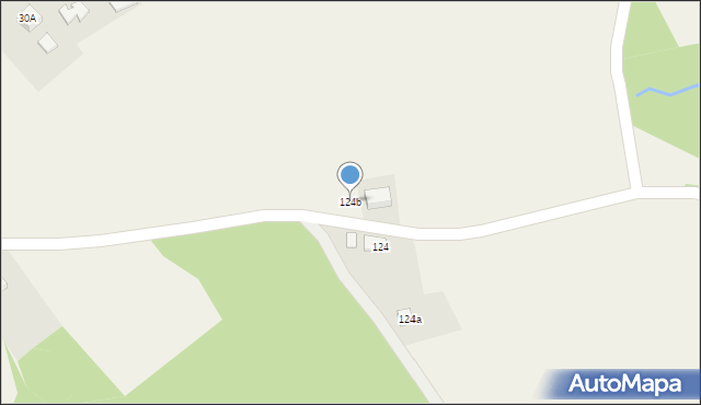 Łękawka, Łękawka, 124b, mapa Łękawka