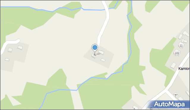 Łękawka, Łękawka, 51, mapa Łękawka