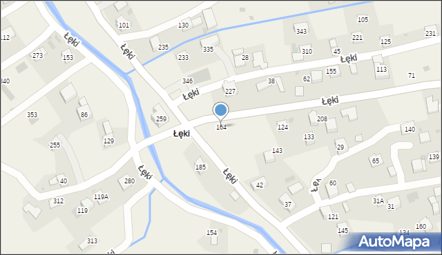 Łęki, Łęki, 164, mapa Łęki