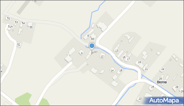 Łęki, Łęki, 10, mapa Łęki
