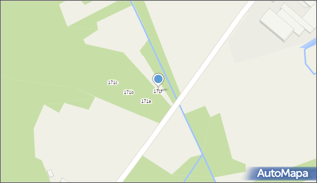 Łęki, Łęki, 171f, mapa Łęki