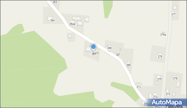 Łęki Dukielskie, Łęki Dukielskie, 365, mapa Łęki Dukielskie