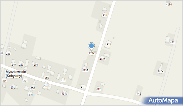 Łęki Dukielskie, Łęki Dukielskie, 413a, mapa Łęki Dukielskie