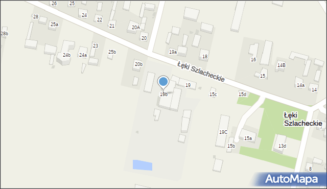 Łęki Szlacheckie, Łęki Szlacheckie, 19b, mapa Łęki Szlacheckie