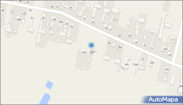 Łęki Szlacheckie, Łęki Szlacheckie, 28b, mapa Łęki Szlacheckie