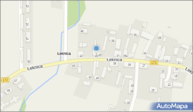 Łeknica, Łeknica, 41, mapa Łeknica