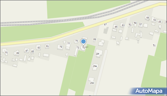 Lekomin, Lekomin, 71, mapa Lekomin