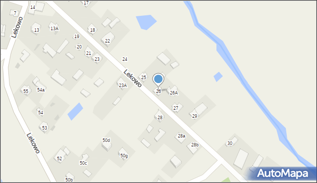 Lekowo, Lekowo, 26, mapa Lekowo