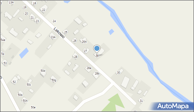 Lekowo, Lekowo, 29, mapa Lekowo