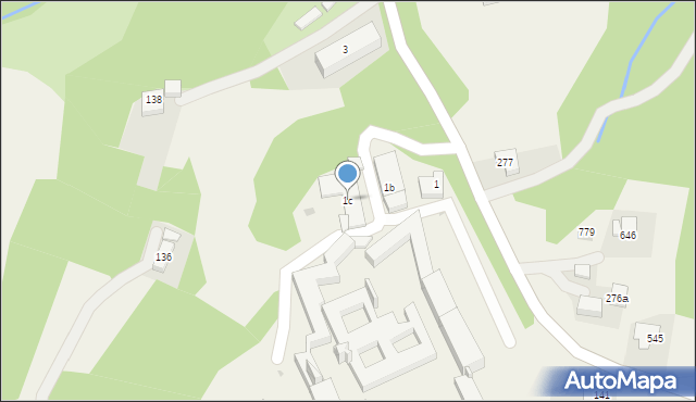 Leksandrowa, Leksandrowa, 1c, mapa Leksandrowa