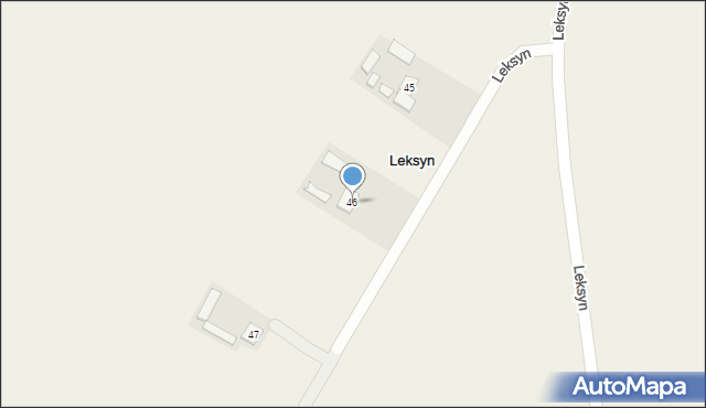 Leksyn, Leksyn, 46, mapa Leksyn