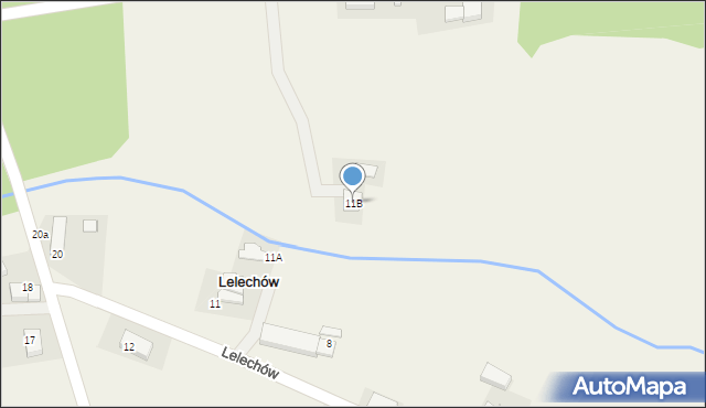 Lelechów, Lelechów, 11B, mapa Lelechów