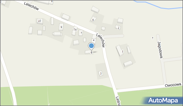 Lelechów, Lelechów, 5, mapa Lelechów