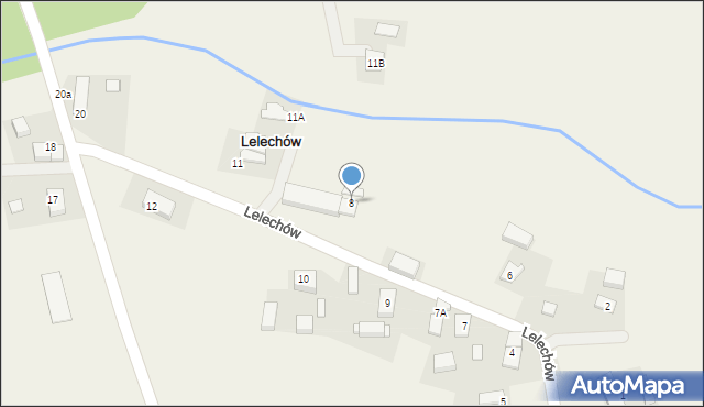 Lelechów, Lelechów, 8, mapa Lelechów