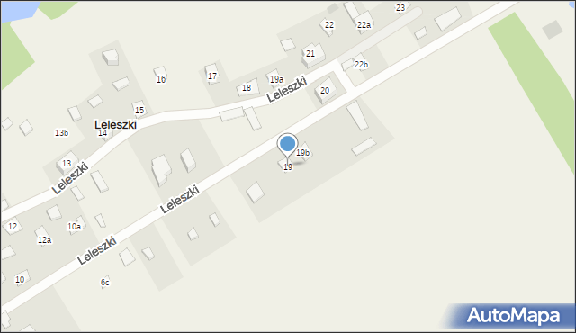 Leleszki, Leleszki, 19, mapa Leleszki