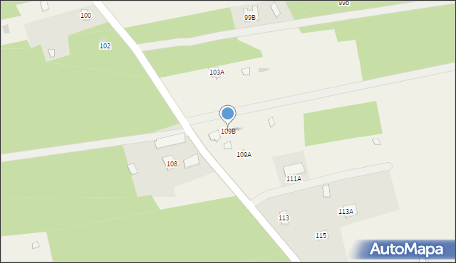 Lelewo, Lelewo, 109B, mapa Lelewo