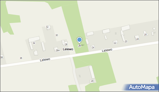 Lelewo, Lelewo, 26, mapa Lelewo