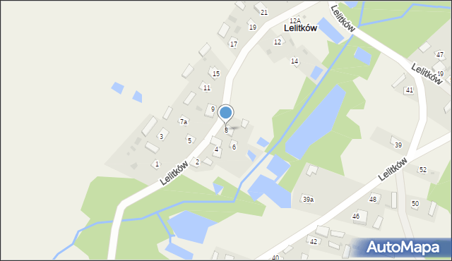 Lelitków, Lelitków, 8, mapa Lelitków