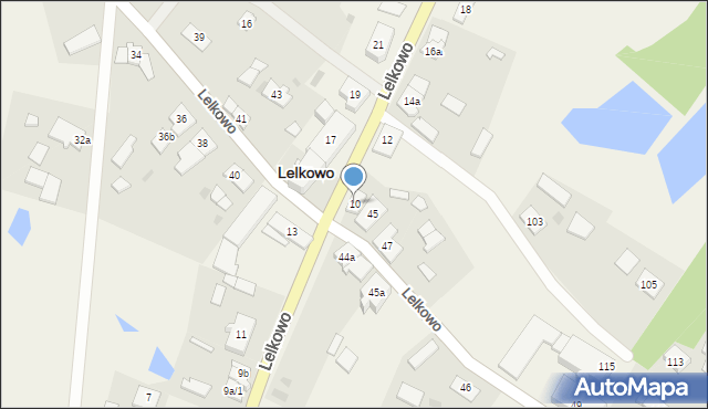 Lelkowo, Lelkowo, 10, mapa Lelkowo