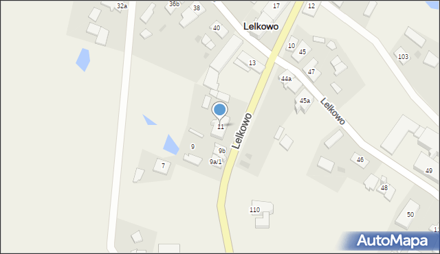 Lelkowo, Lelkowo, 11, mapa Lelkowo