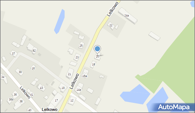 Lelkowo, Lelkowo, 20, mapa Lelkowo