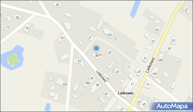 Lelkowo, Lelkowo, 39, mapa Lelkowo