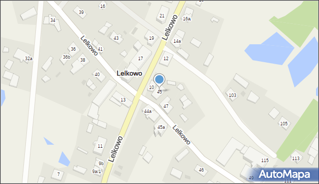 Lelkowo, Lelkowo, 45, mapa Lelkowo