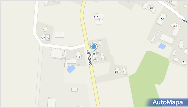 Lelkowo, Lelkowo, 6c, mapa Lelkowo