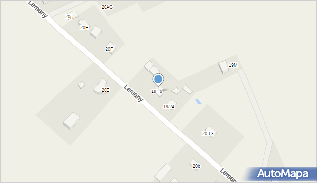 Lemany, Lemany, 19-i-5, mapa Lemany
