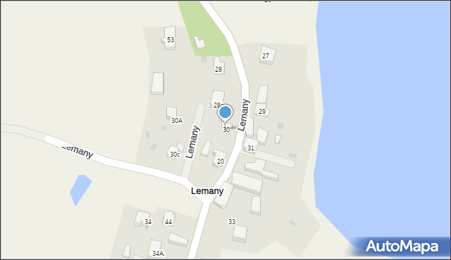 Lemany, Lemany, 30, mapa Lemany