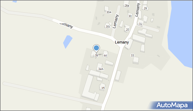 Lemany, Lemany, 34, mapa Lemany