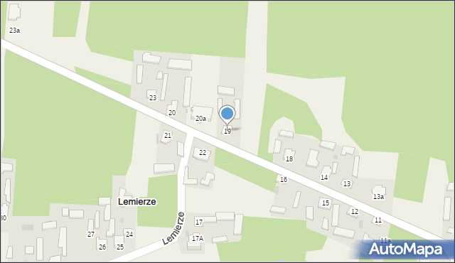 Lemierze, Lemierze, 19, mapa Lemierze