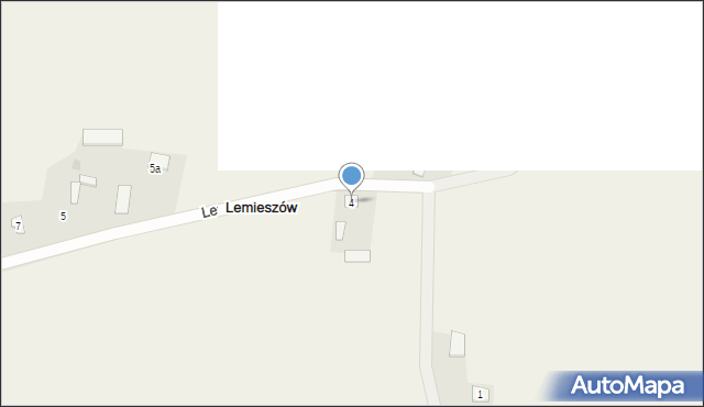 Lemieszów, Lemieszów, 4, mapa Lemieszów