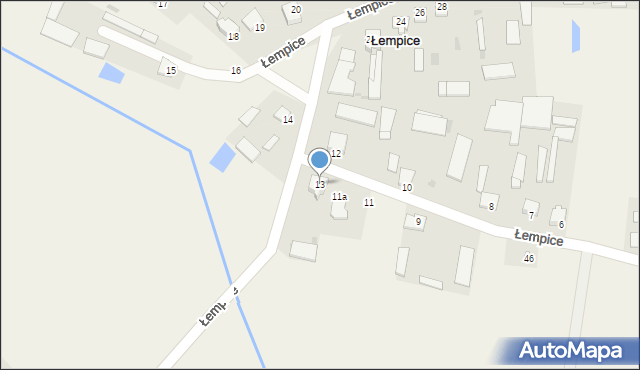 Łempice, Łempice, 13, mapa Łempice