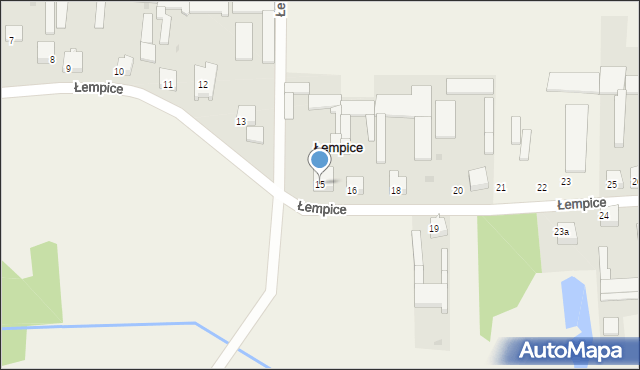 Łempice, Łempice, 15, mapa Łempice