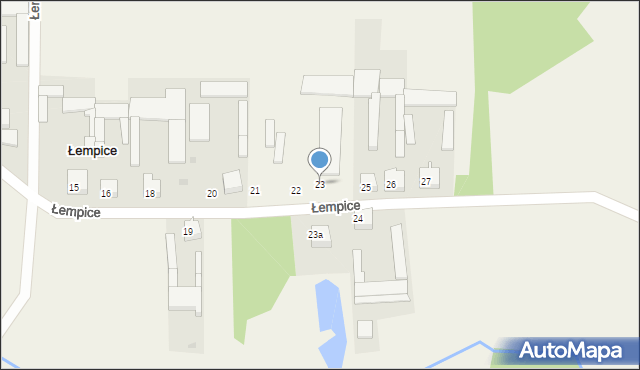 Łempice, Łempice, 23, mapa Łempice
