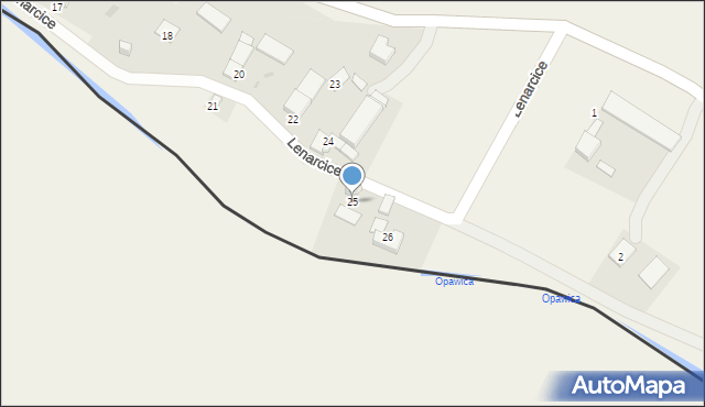 Lenarcice, Lenarcice, 25, mapa Lenarcice