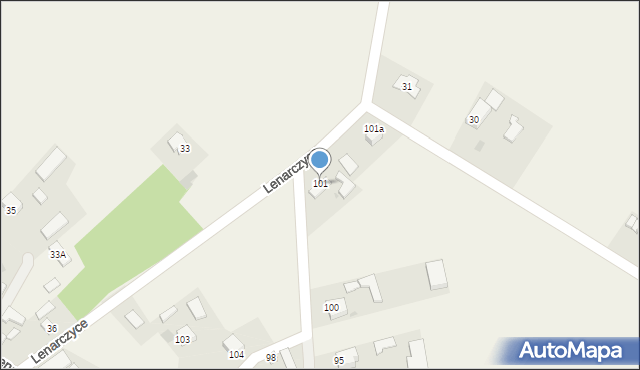 Lenarczyce, Lenarczyce, 101, mapa Lenarczyce