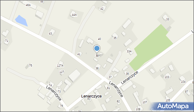 Lenarczyce, Lenarczyce, 39, mapa Lenarczyce