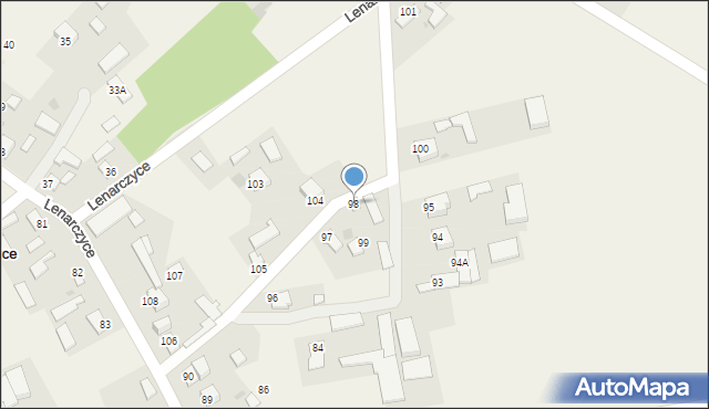 Lenarczyce, Lenarczyce, 98, mapa Lenarczyce
