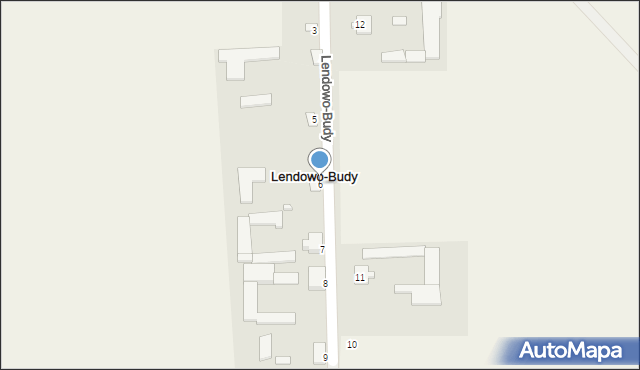 Lendowo-Budy, Lendowo-Budy, 6, mapa Lendowo-Budy