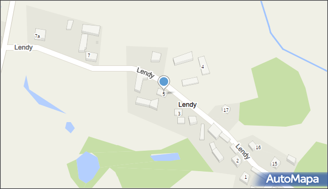 Lendy, Lendy, 5, mapa Lendy