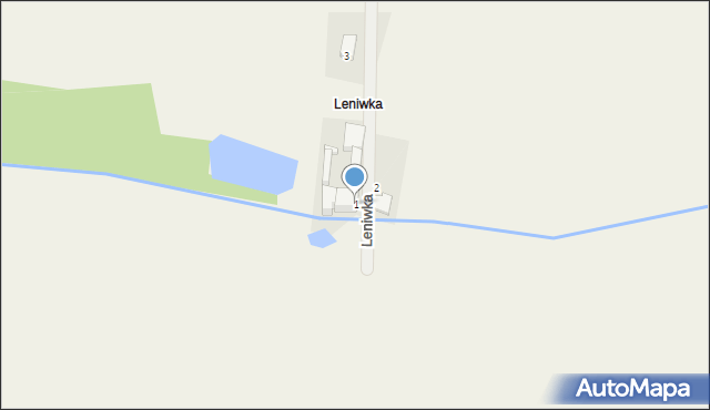Leniwka, Leniwka, 1, mapa Leniwka