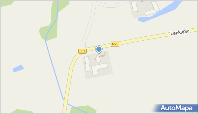 Lenkupie, Lenkupie, 2, mapa Lenkupie