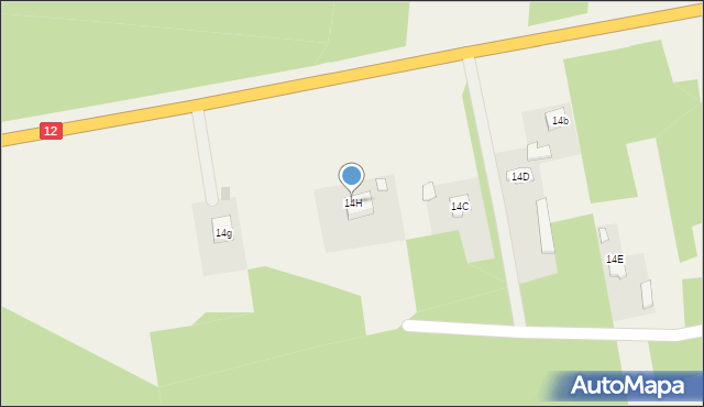Leokadiów, Leokadiów, 14H, mapa Leokadiów