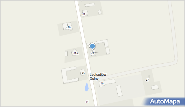 Leokadiów, Leokadiów, 48, mapa Leokadiów